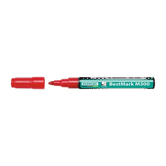 Táblamarker Stanger BM300 kerek 1-3 mm piros Táblamarker Stanger BM300 kerek 1-3 mm piros