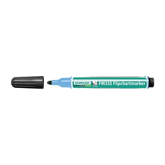 Flipchartmarker Stanger FM335 kerek 1-3 mm fekete Flipchartmarker Stanger FM335 kerek 1-3 mm fekete