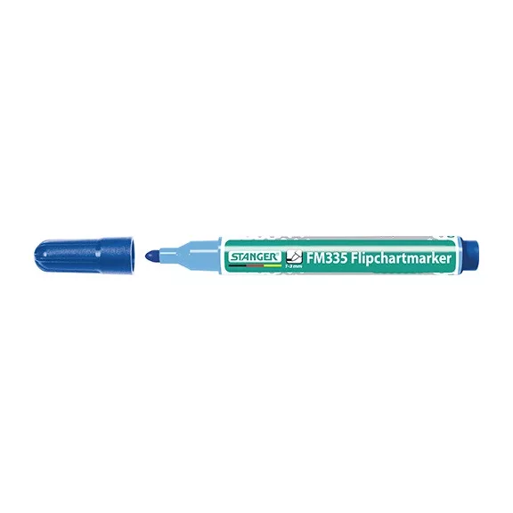Flipchartmarker Stanger FM335 kerek 1-3 mm kék Flipchartmarker Stanger FM335 kerek 1-3 mm kék