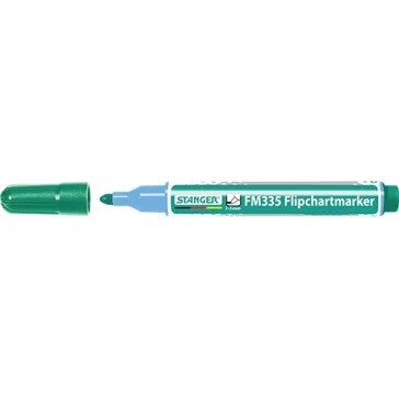 Flipchartmarker Stanger FM335 kerek 1-3 mm zöld