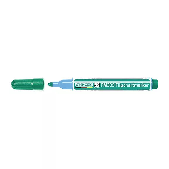 Flipchartmarker Stanger FM335 kerek 1-3 mm zöld Flipchartmarker Stanger FM335 kerek 1-3 mm zöld