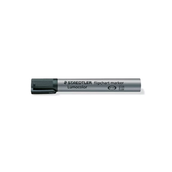 Táblamarker Staedtler Lumocolor flipchart kerek fekete Táblamarker Staedtler Lumocolor flipchart kerek fekete