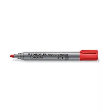 Táblamarker Staedtler Lumocolor flipchart kerek piros