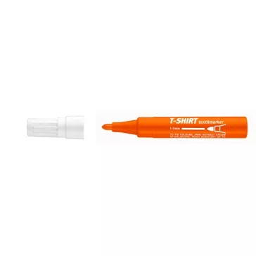 Textilmarker Ico T-Shirt fluó narancssárga