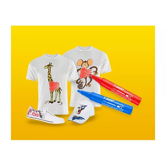 Textilmarker Ico T-Shirt piros