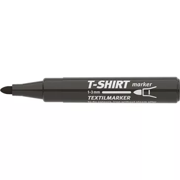 Textilmarker Ico T-Shirt fekete