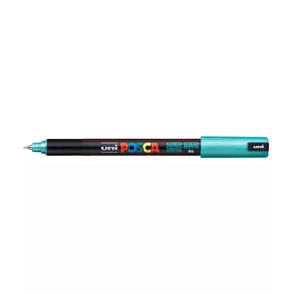 Marker Uni dekor Posca PC-1MR Metál zöld 0,7 mm