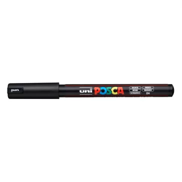 Marker Uni dekor Posca PC-1MR fekete 0,7 mm