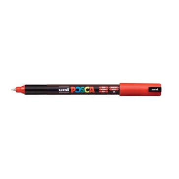 Marker Uni dekor Posca PC-1MR piros 0,7 mm