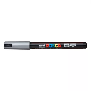 Marker Uni dekor Posca PC-1MR ezüst 0,7 mm