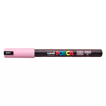 Marker Uni dekor Posca PC-1MR világos rózsaszín 0,7 mm
