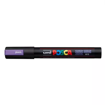 Marker Uni dekor Posca PC-5M metál lila 1,8-2,5 mm
