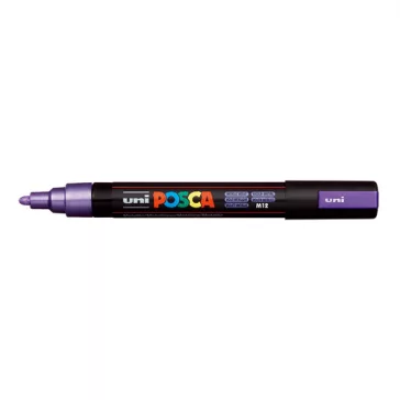 Marker Uni dekor Posca PC-5M metál lila 1,8-2,5 mm