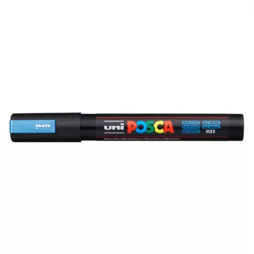 Marker Uni dekor Posca PC-5M metál kék 1,8-2,5 mm