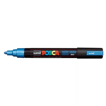 Marker Uni dekor Posca PC-5M metál kék 1,8-2,5 mm