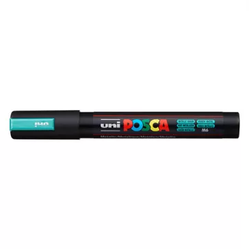 Marker Uni dekor Posca PC-5M metál zöld 1,8-2,5 mm