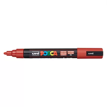 Marker Uni dekor Posca PC-5M rubint piros 1,8-2,5 mm