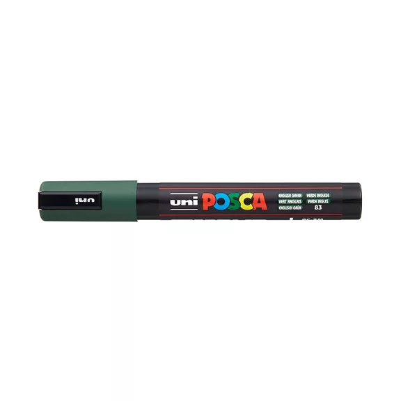 Marker Uni dekor Posca PC-5M angol zöld 1,8-2,5 mm