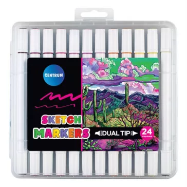 Marker Centrum Dual Tip 24 db-os klt.
