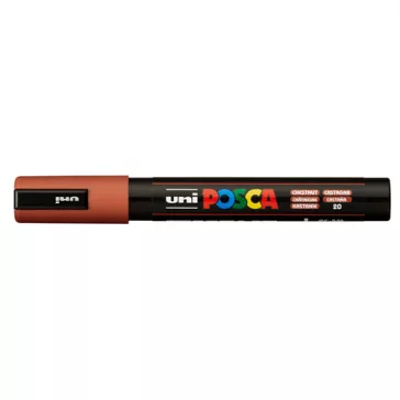 Marker Uni dekor Posca PC-5M gesztenyebarna 1,8-2,5 mm