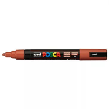 Marker Uni dekor Posca PC-5M gesztenyebarna 1,8-2,5 mm