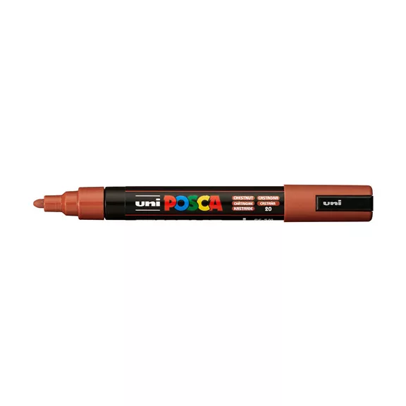 Marker Uni dekor Posca PC-5M gesztenyebarna 1,8-2,5 mm