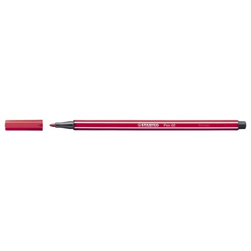 Rostirón Stabilo Pen 68 1,0 mm bordó