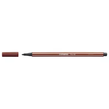 Rostirón Stabilo Pen 68 1,0 mm középbarna