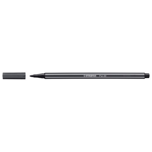 Rostirón Stabilo Pen 68 1,0 mm hideg sötétszürke