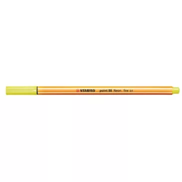 Tűfilc Stabilo Point 88 0,4 mm neonsárga 88/024