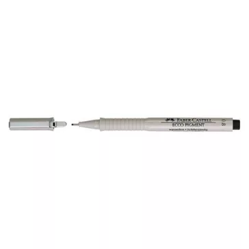 Rostirón Faber-Castell Ecco-Pigment 0.8 mm fekete