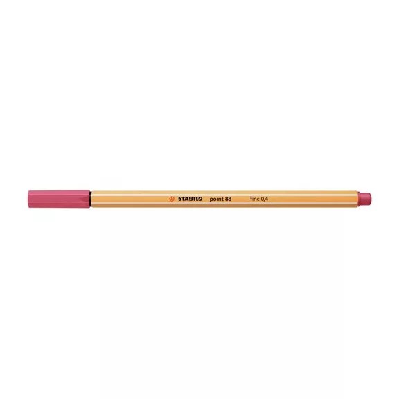 Tűfilc Stabilo Point 88 0,4 mm epervörös 88/49