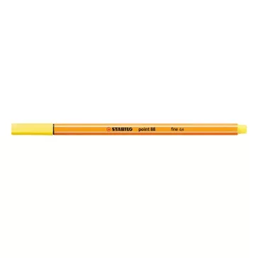 Tűfilc Stabilo Point 88 0,4 mm citromsárga 88/24