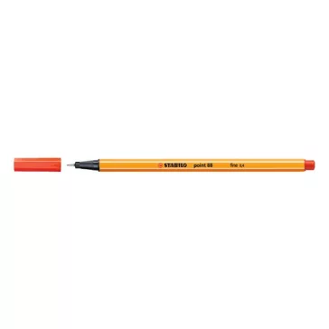 Tűfilc Stabilo Point 88 0,4 mm világospiros 88/48