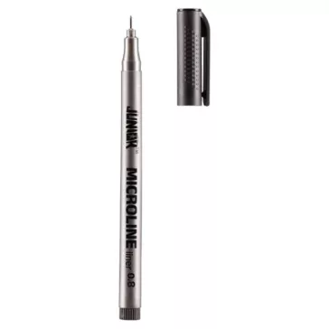 Tűfilc Junior Microline 0,8 mm fekete (új)