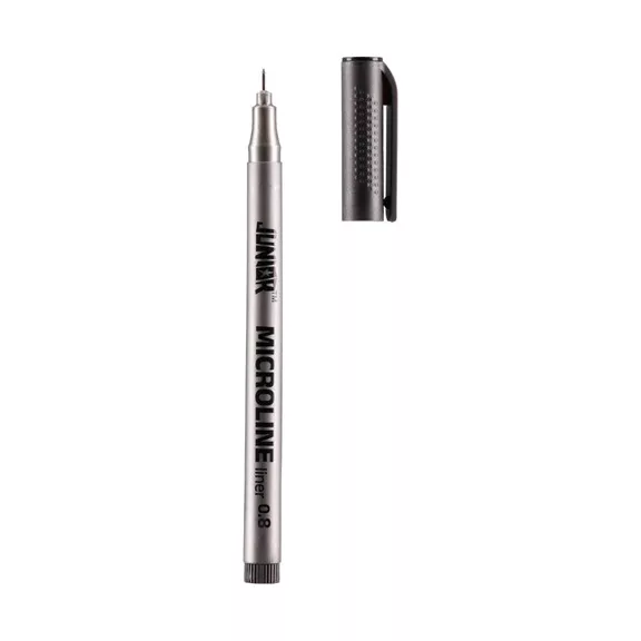 Tűfilc Junior Microline 0,8 mm fekete (új)