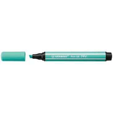   Rostirón Stabilo Pen 68 MAX prémium vágott heggyel jég zöld