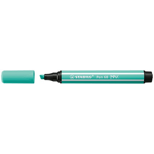 Rostirón Stabilo Pen 68 MAX prémium vágott heggyel jég zöld