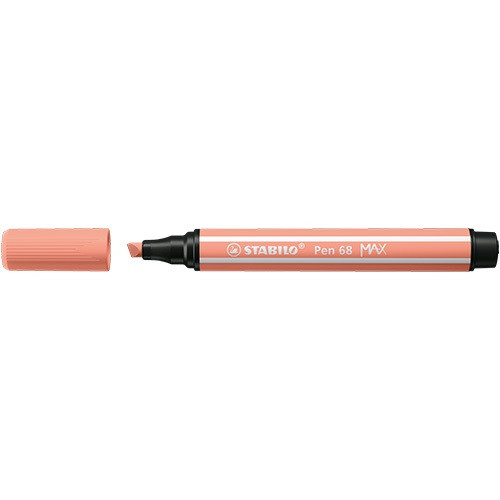 Rostirón Stabilo Pen 68 MAX prémium vágott heggyel barack