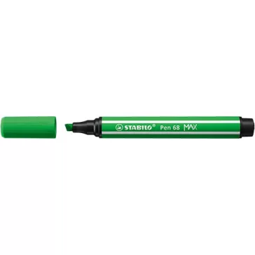   Rostirón Stabilo Pen 68 MAX prémium vágott heggyel levélzöld