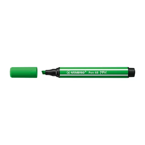 Rostirón Stabilo Pen 68 MAX prémium vágott heggyel levélzöld