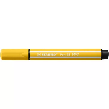 Rostirón Stabilo Pen 68 MAX prémium vágott heggyel sárga