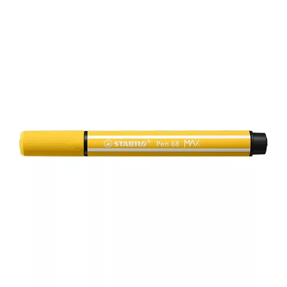 Rostirón Stabilo Pen 68 MAX prémium vágott heggyel sárga