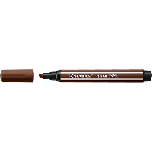 Rostirón Stabilo Pen 68 MAX prémium vágott heggyel barna