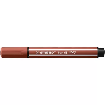   Rostirón Stabilo Pen 68 MAX prémium vágott heggyel vörösbarna