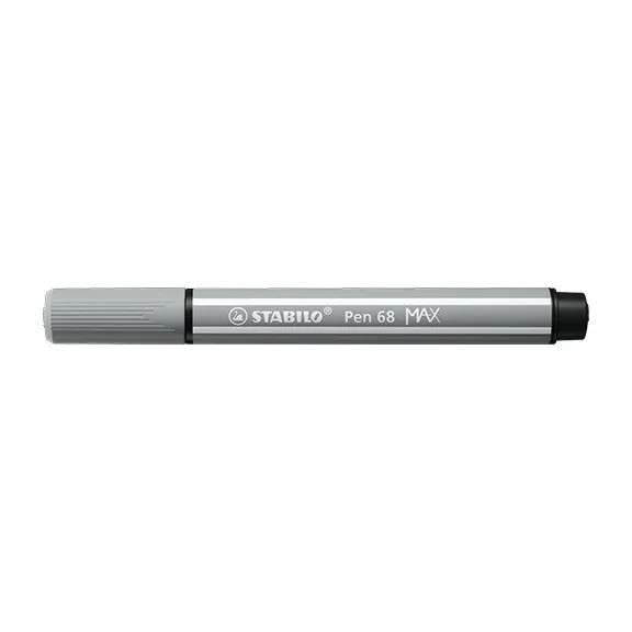 Rostirón Stabilo Pen 68 MAX prémium vágott heggyel középszürke