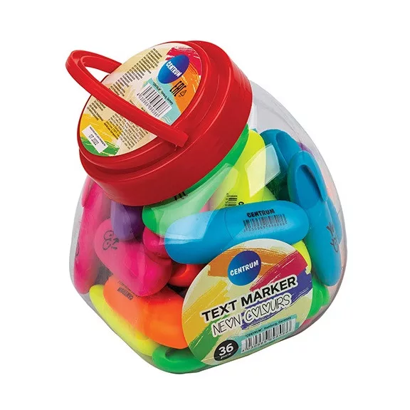 Szövegkiemelő Centrum Mini Neon vágott hegyű 1-5 mm, vegyes neon színek