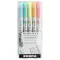 Szövegkiemelő Zebra Mildliner Highlighter Fluorescent 5-ös készlet