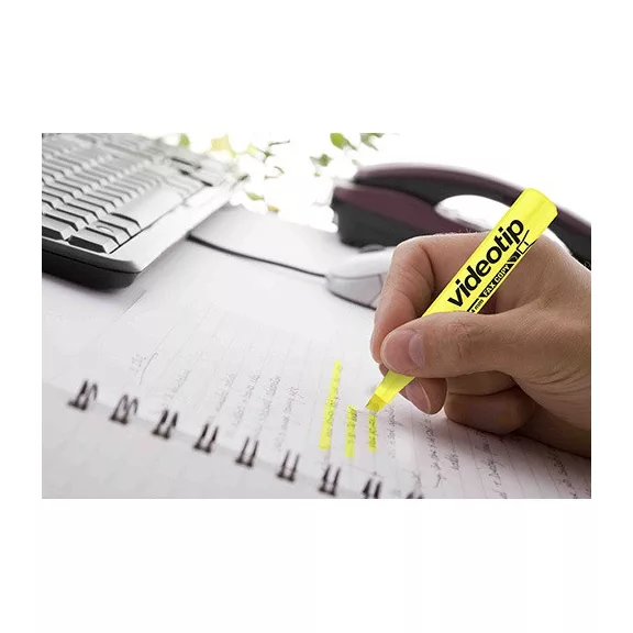 Szövegkiemelő Videotip sárga