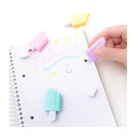 Szövegkiemelő Trendhaus GOOD FEELINGS Fagylalt szövegkiemelő 4db-os készlet